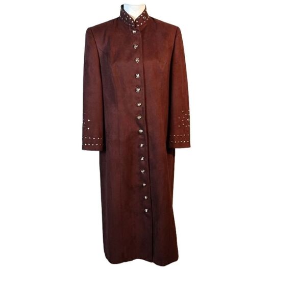 KB Stella Louise Roy Faux Suede Studded Coat - Picture 1 of 11